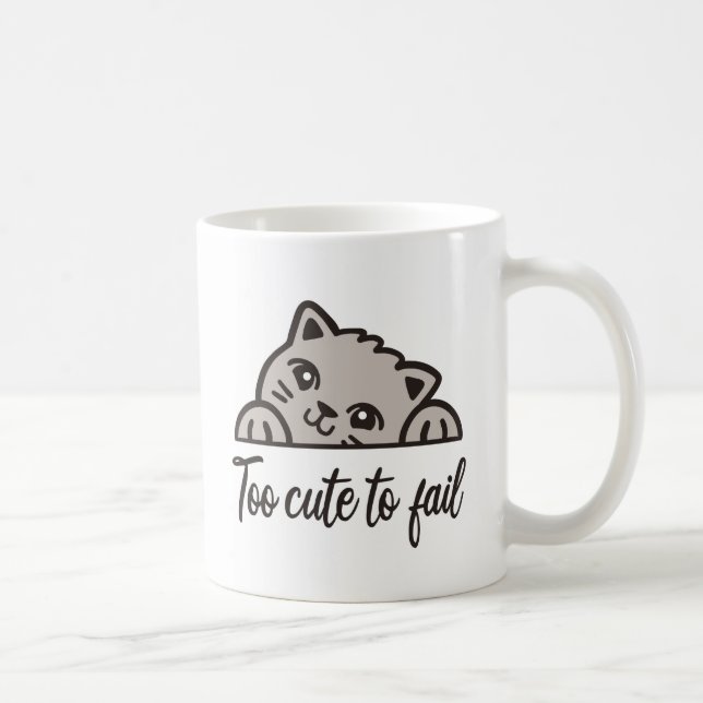 Zu niedlich, um versagen kaffeetasse (Rechts)