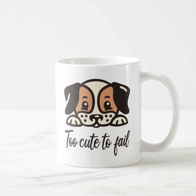 Zu niedlich, um versagen kaffeetasse (Rechts)