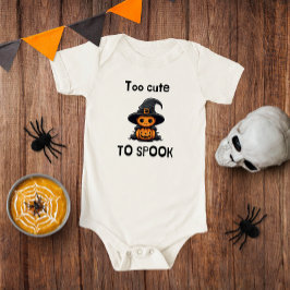 Zu Niedlich, um zu sprechen Adorable Halloween Baby Strampler