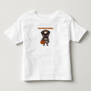 Zu Niedlich, um zu sprechen   Adortable Halloween  Kleinkind T-shirt