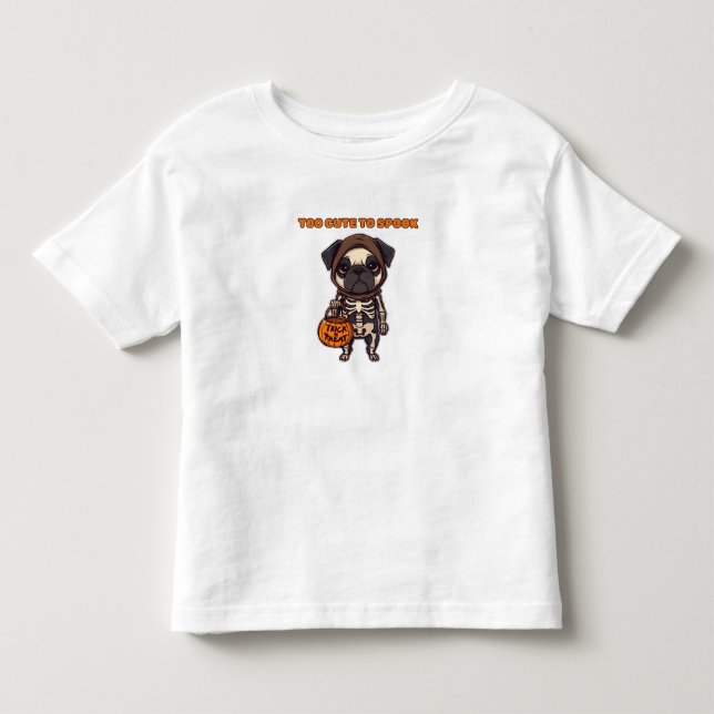Zu Niedlich, um zu sprechen | Adortable Halloween  Kleinkind T-shirt (Vorderseite)