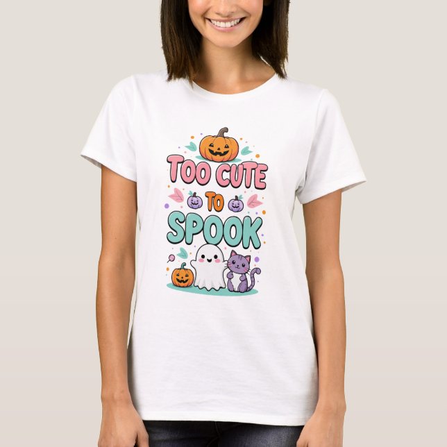 Zu Niedlich, um zu sprechen - Kawaii Pastel Hallow T-Shirt (Vorderseite)