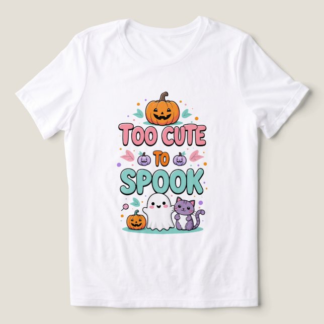 Zu Niedlich, um zu sprechen - Kawaii Pastel Hallow Tri-Blend Shirt (Design Vorderseite)