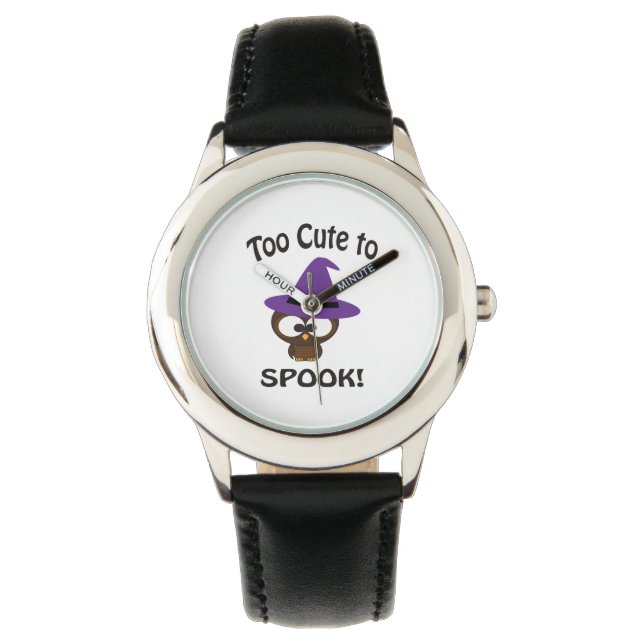 Zu Niedlich, um zu sprechen! Owl Hexe Armbanduhr (Vorderseite)