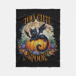 Zu Niedlich, um zu sprechen - Spooky Season Fleecedecke