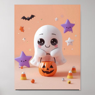 Zu Niedlich zu sprechen - Adorable Ghost Poster