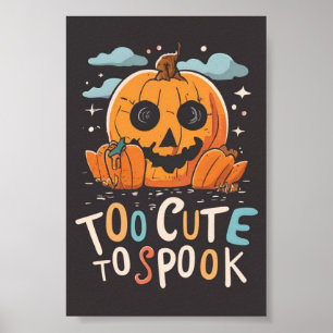 Zu Niedlich zu sprechen: Ein Halloween-Poster Poster