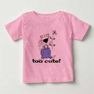 Zu niedliche Kitty-Katzen-T-Shirts und Geschenke Baby T-shirt
