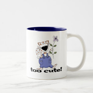 Zu niedliche Kitty-Katzen-T-Shirts und Geschenke Zweifarbige Tasse
