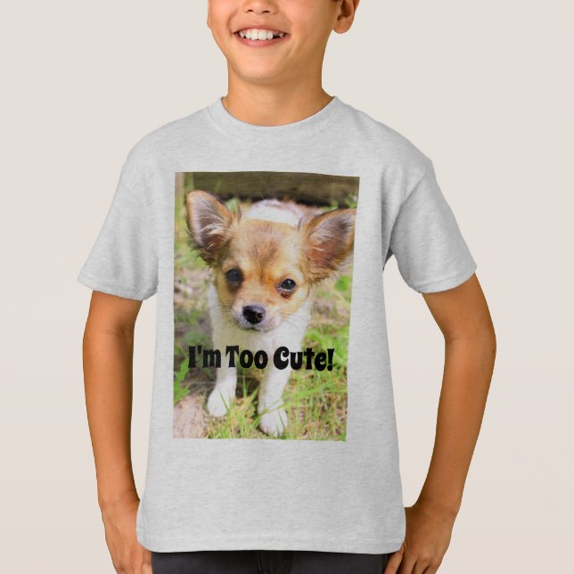 Zu Niedlicher Puppy-T - Shirt (Vorderseite)
