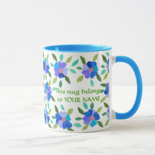 Zu personifizieren Blumenkaffee-Tasse Tasse