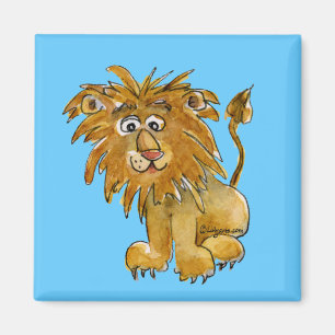 Zu personifizieren Cartoon-Löwe-Magnet Magnet
