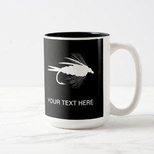 Zu personifizieren Fliegen-Fischenköder Zweifarbige Tasse