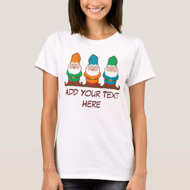 Zu personifizieren Gnomes T-Shirt (Vorderseite)