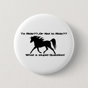 Zu PferdeShirt reiten Button