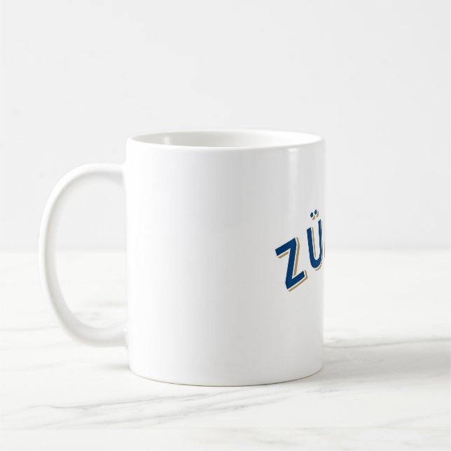 Zü rich, Schweiz Vintag Arch Kaffeetasse (Links)