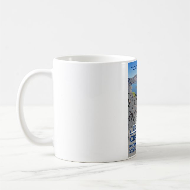 Zu schön zu benennen! - Nationalpark Krater Lake Kaffeetasse (Links)