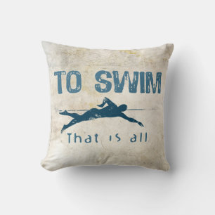 Zu schwimmen kissen
