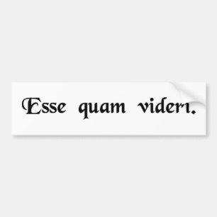 Zu sein, eher als scheinen autoaufkleber