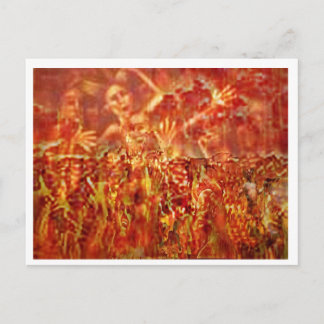 Zu spät für das Gebet Postkarte