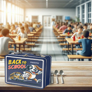 Zu spät für die Schule Hund Lunchbox