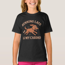 Zu spät kommen ist mein Cardio Lustiger Hund Haust