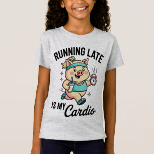 Zu spät kommen ist mein Cardio-Training T-Shirt
