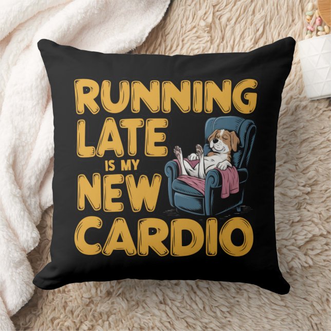 Zu spät läuft mein neuer Cardio Kissen (Decke)