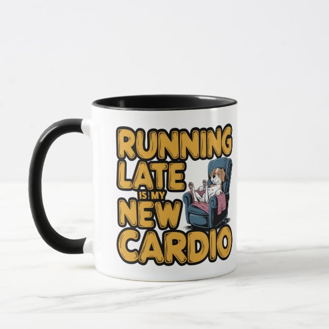 Zu spät läuft mein neuer Cardio Tasse (Links)
