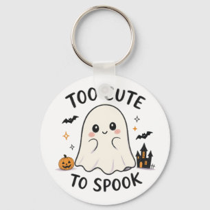 Zu süß, um als Halloween-Geist zu erschrecken Illu Schlüsselanhänger
