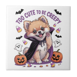 Zu süß, um ein gruseliger Halloween-T-Shirt PNG zu Fliese