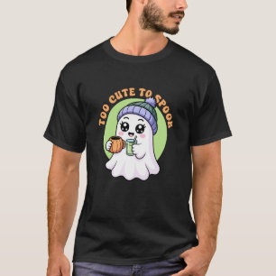 Zu süß, um einen Geist mit Kürbis-Tasse und Matcha T-Shirt