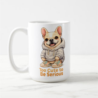Zu süß, um ernst zu sein – Lustiger Französische B Kaffeetasse