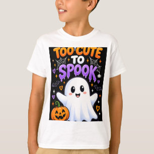 ZU süß, um gruselig zu sein süße Halloween-Geister T-Shirt