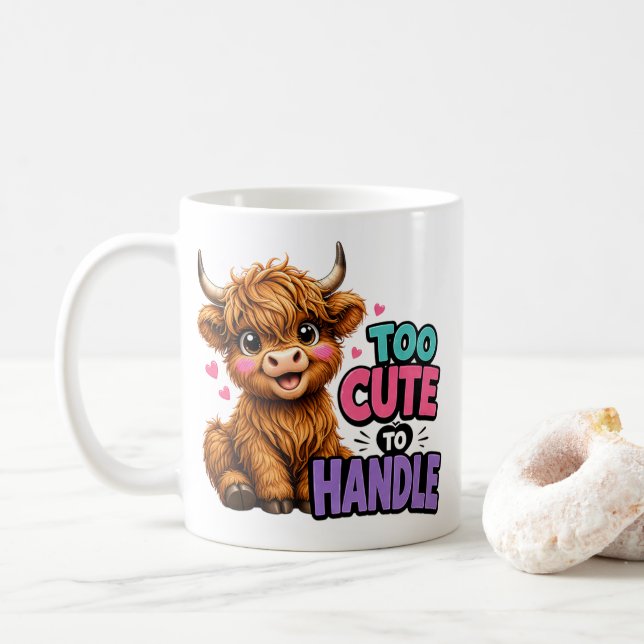 Zu süß zum Aushalten Kaffeetasse (Mit Donut)