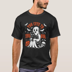 Zu süß zum Erschrecken Haustier Lustige Katzenpfot T-Shirt