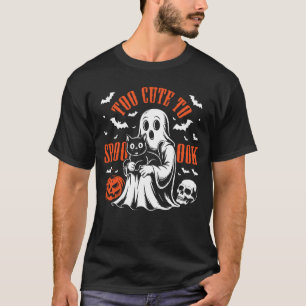 Zu süß zum Erschrecken Haustier Lustige Katzenpfot T-Shirt