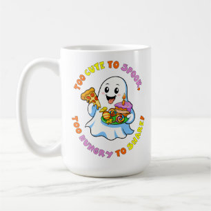 Zu süß zum Erschrecken, zu hungrig zum Teilen! Kaffeetasse