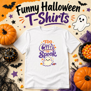 Zu süß zum Gruseln Süßer Halloween-Geist T-Shirt