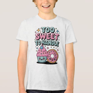 Zu süß zum Handhaben   Donut Kids Tri-Blend Shirt