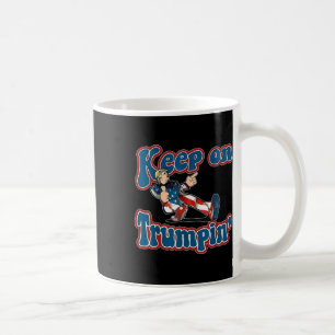 Zu Trumps Trump für die US-Flagge Vinta im Jahr 20 Kaffeetasse