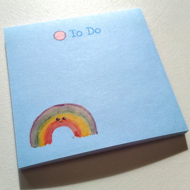 Zu tun, Kawaii Rainbow Post-it Klebezettel (Von Creator hochgeladen)