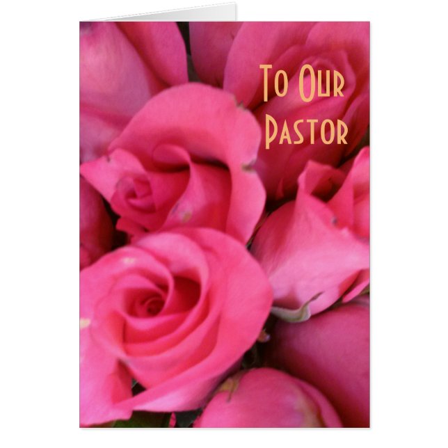 Zu unserem Pastor (Vorne)