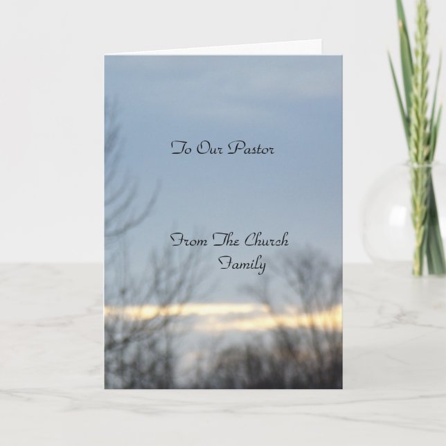 zu unserem Pfarrer Karte (Vorderseite)