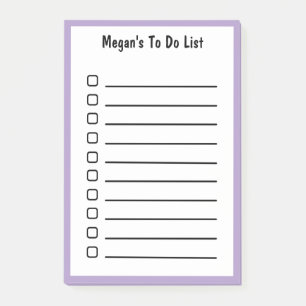 Zu verwendende Lila Sticknotizen Post-it Klebezettel