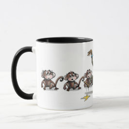 Zu viel Affengeschäft Tasse