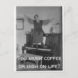 Zu viel Geld oder zu viel Geld auf der Postkarte