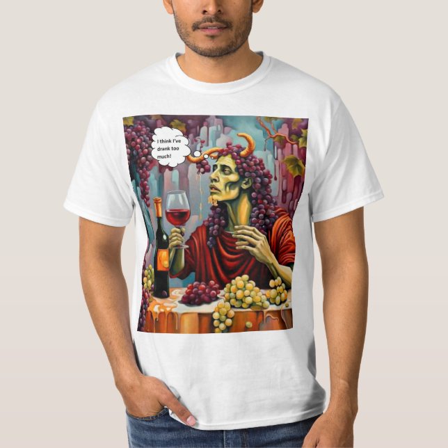 Zu viel getrunken T-Shirt (Vorderseite)