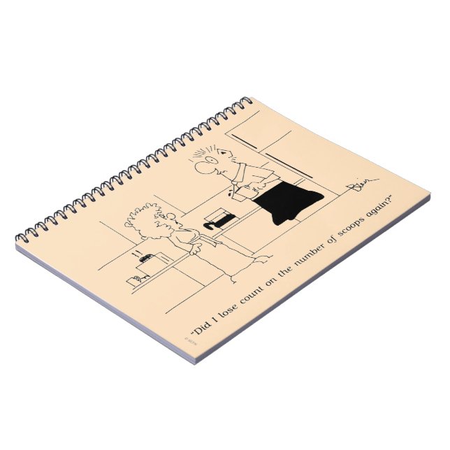 Zu viel Kaffee Notizblock (Linke Seite)