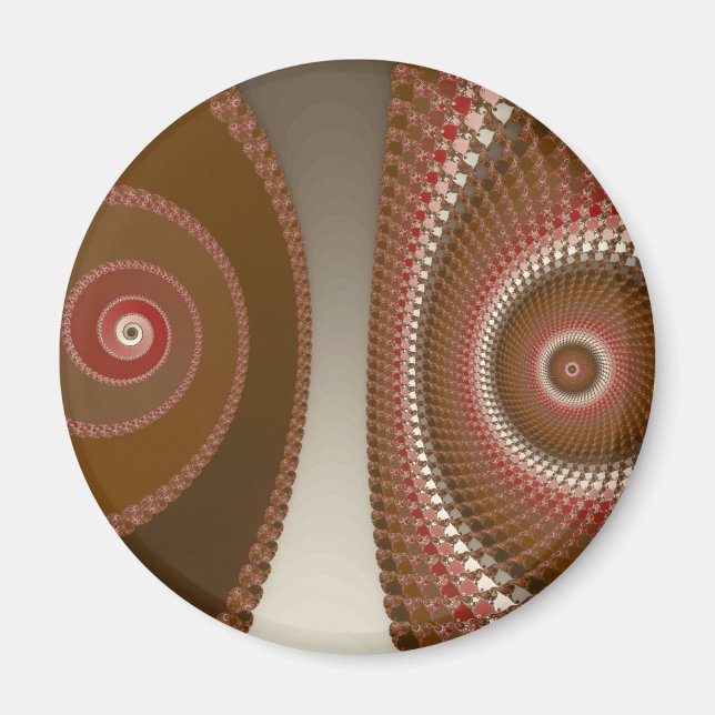 Zu viel Schokolade Magnet (Vorne)